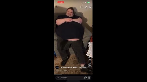 Dirty obese man has fetish about black boxer shorts 😳 - Andrew M