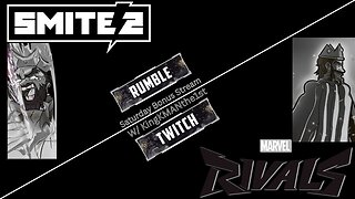 Saturday Bonus Stream: 1st is SMITE, 2nd is Rivals