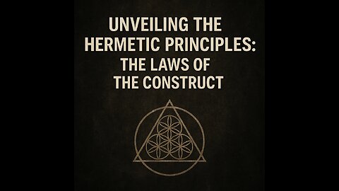 Unveiling the Hermetic Principles: The Laws of the Construct