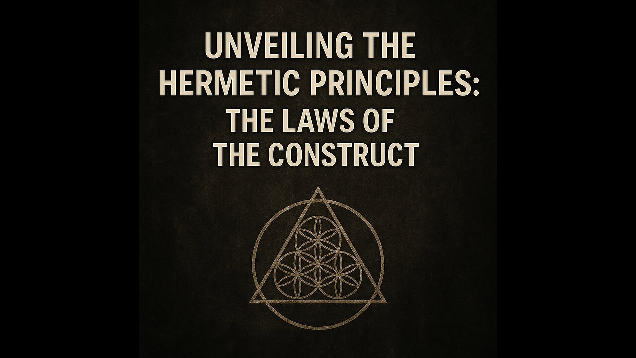 Unveiling the Hermetic Principles: The Laws of the Construct