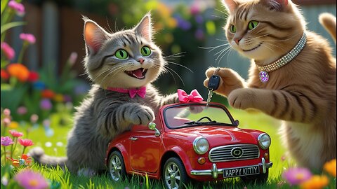All the Kittens Laughed at Ginger Because He Was Poor… 😿Until Mama Cat Gave Ginger His Dream Car ❤️🚘