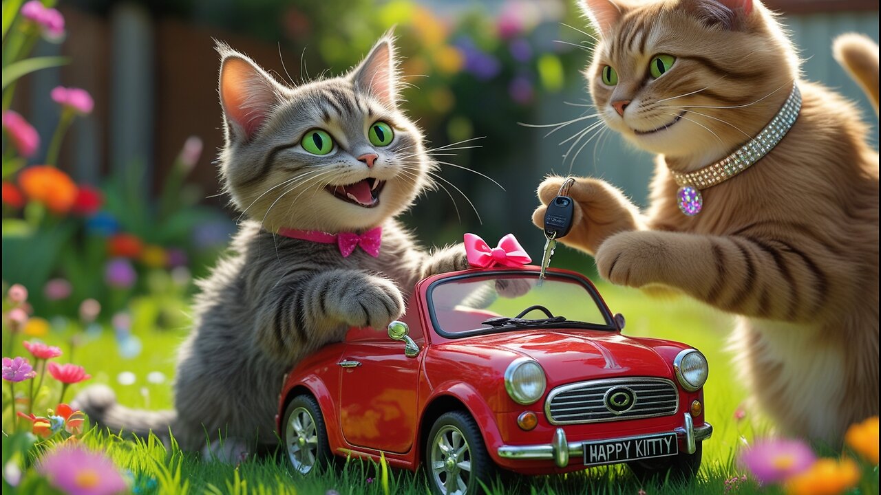 All the Kittens Laughed at Ginger Because He Was Poor… 😿Until Mama Cat Gave Ginger His Dream Car ❤️🚘