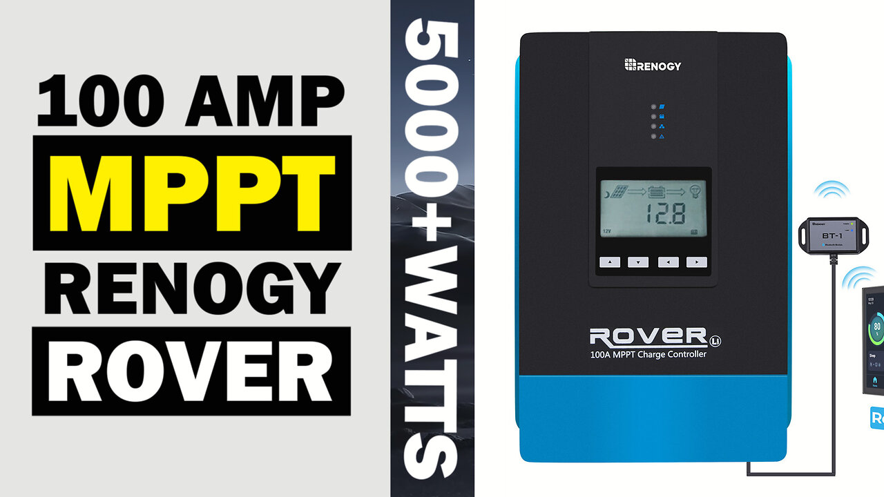 RENOGY's MASSIVE Rover 100 Amp MPPT Solar Charge Controller Review - Solar Generator Must Have!