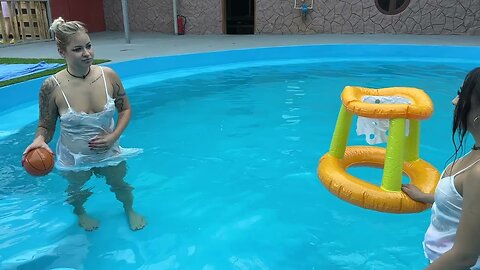 Swimming Basketball in the pool - Part 6