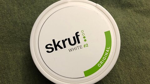 Skruf (No22) White Portion Snus Review