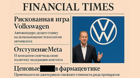 Financial Times: Рискованная игра Volkswagen, отступление Meta и ценовые войны в фармацевтике