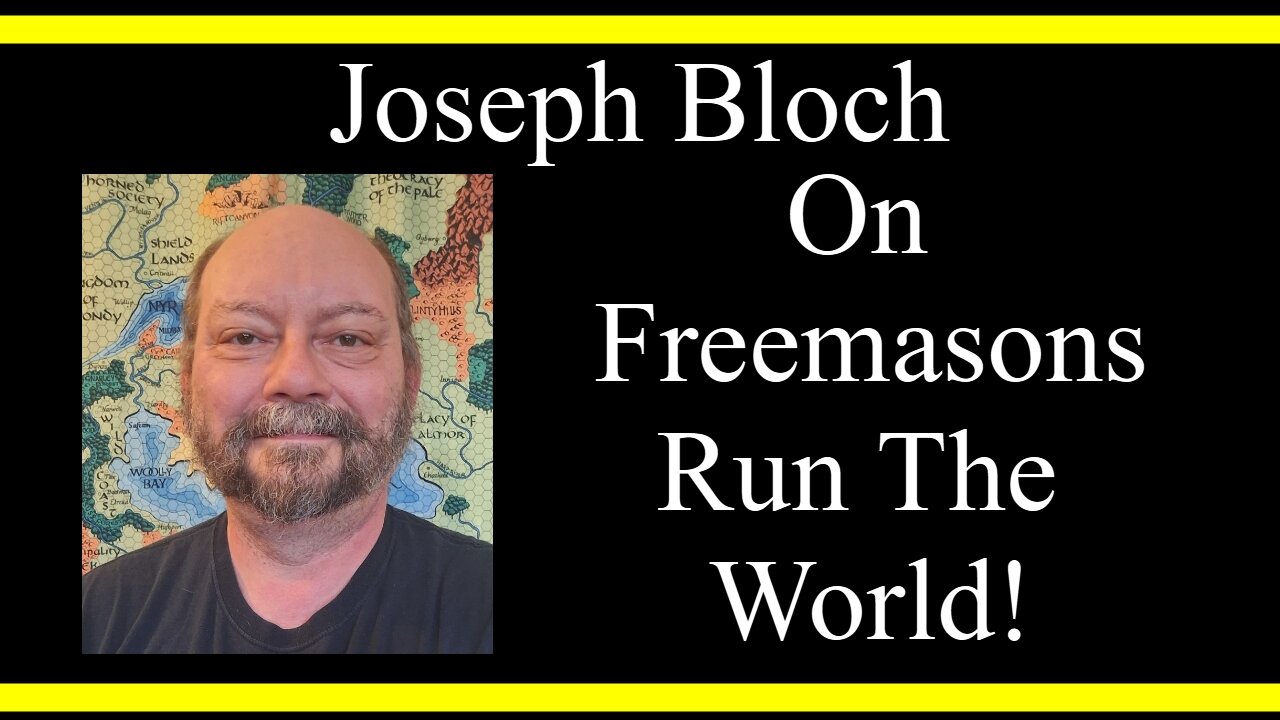 Joseph Bloch On Freemasons Run The World! (Interview Excerpt)