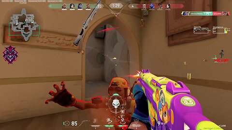 When you troll the enemies with a Stinger and win the round in Valorant