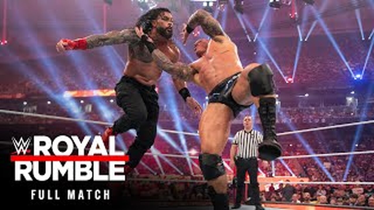 FULL MATCH Roman Reigns vs. LA Knight vs. AJ Styles vs. Randy Orton Royal Rumble