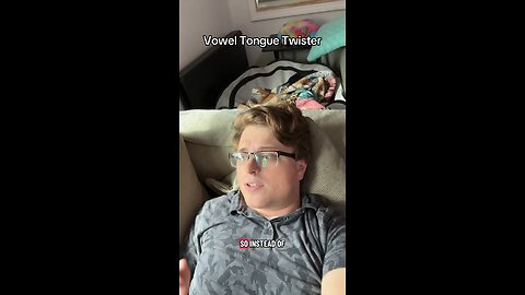 Vowel tongue twister