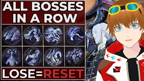 RECLUSE All Bosses in a Row Challenge【Elden Ring Nightreign】