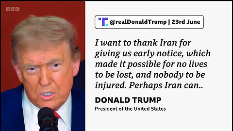 Breaking : Trump Announces Ceasefire Between Israel And Iran #politics #news #trending