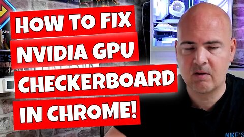 How To FIX Nvidia Graphics Card GPU Artifacting & Checkerboard Effect In Chromium Apps & Chrome