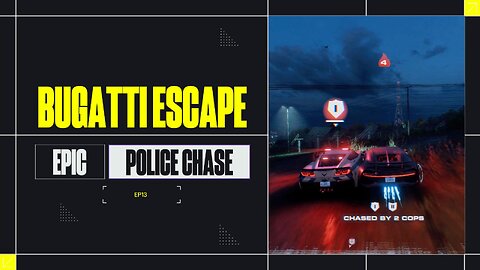 Delivering a Bugatti Chiron in NFS Unbound While Escaping the Cops!