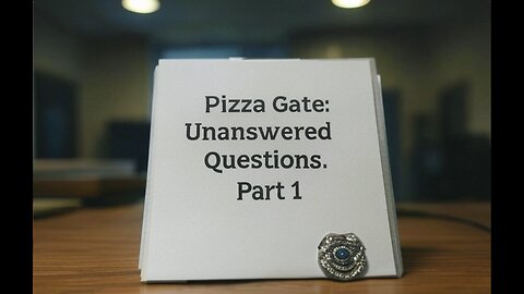 Pizza Gate: Unanswered Questions. Part 1 of 3 🎬🍕