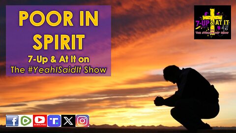 WORD OF THE DAY: MATTHEW 5:3 - POOR IN SPIRIT