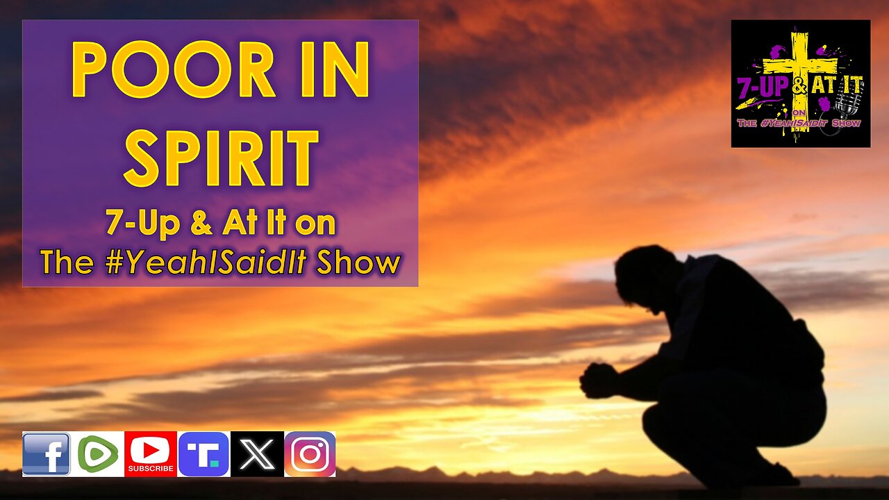 WORD OF THE DAY: MATTHEW 5:3 - POOR IN SPIRIT