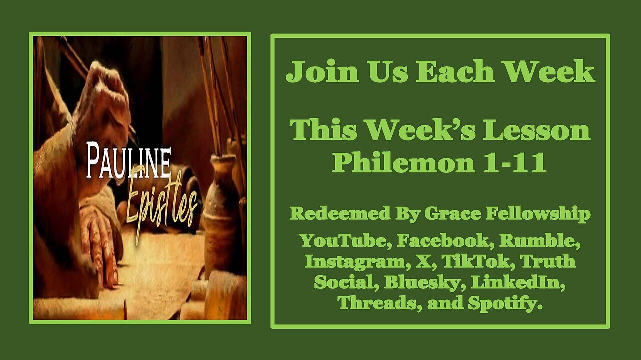 The Pauline Epistles - Philemon 1-11