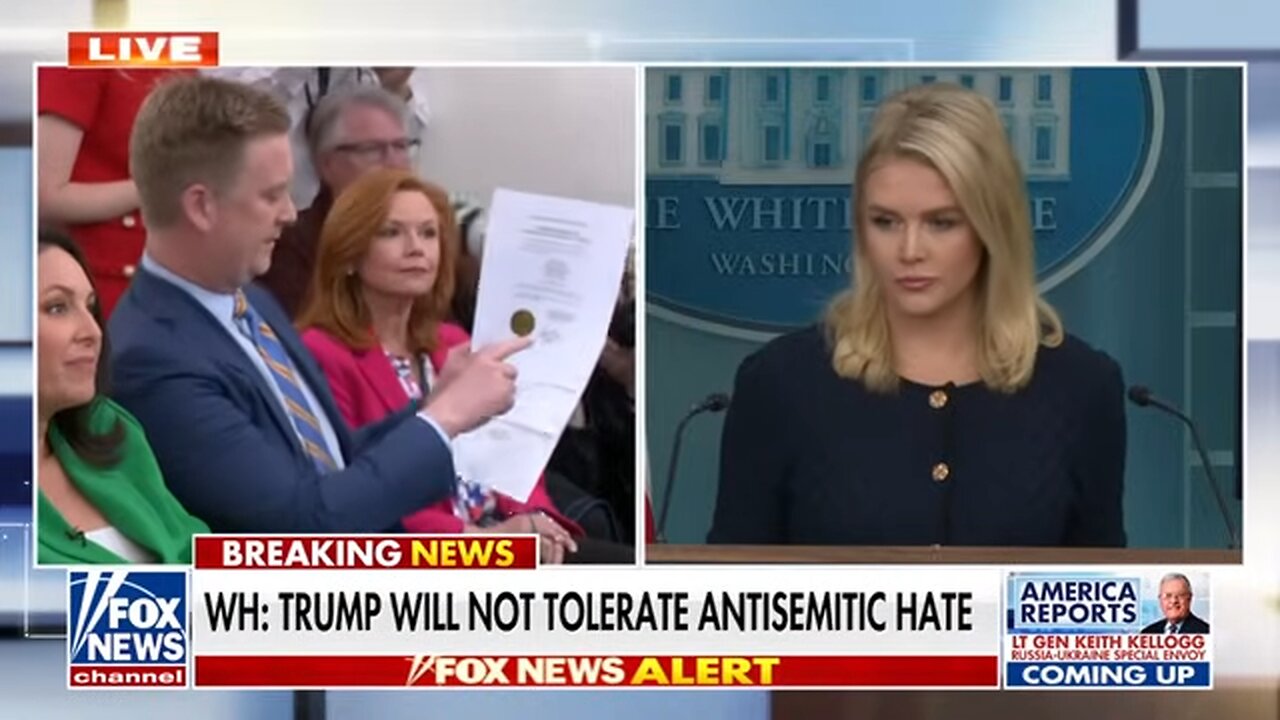 'Who was running the country?': Peter Doocy questions Leavitt on Biden pardon legitimacy