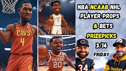 FREE NBA Player Props Today | College Basketball Picks |Friday 3/14/25