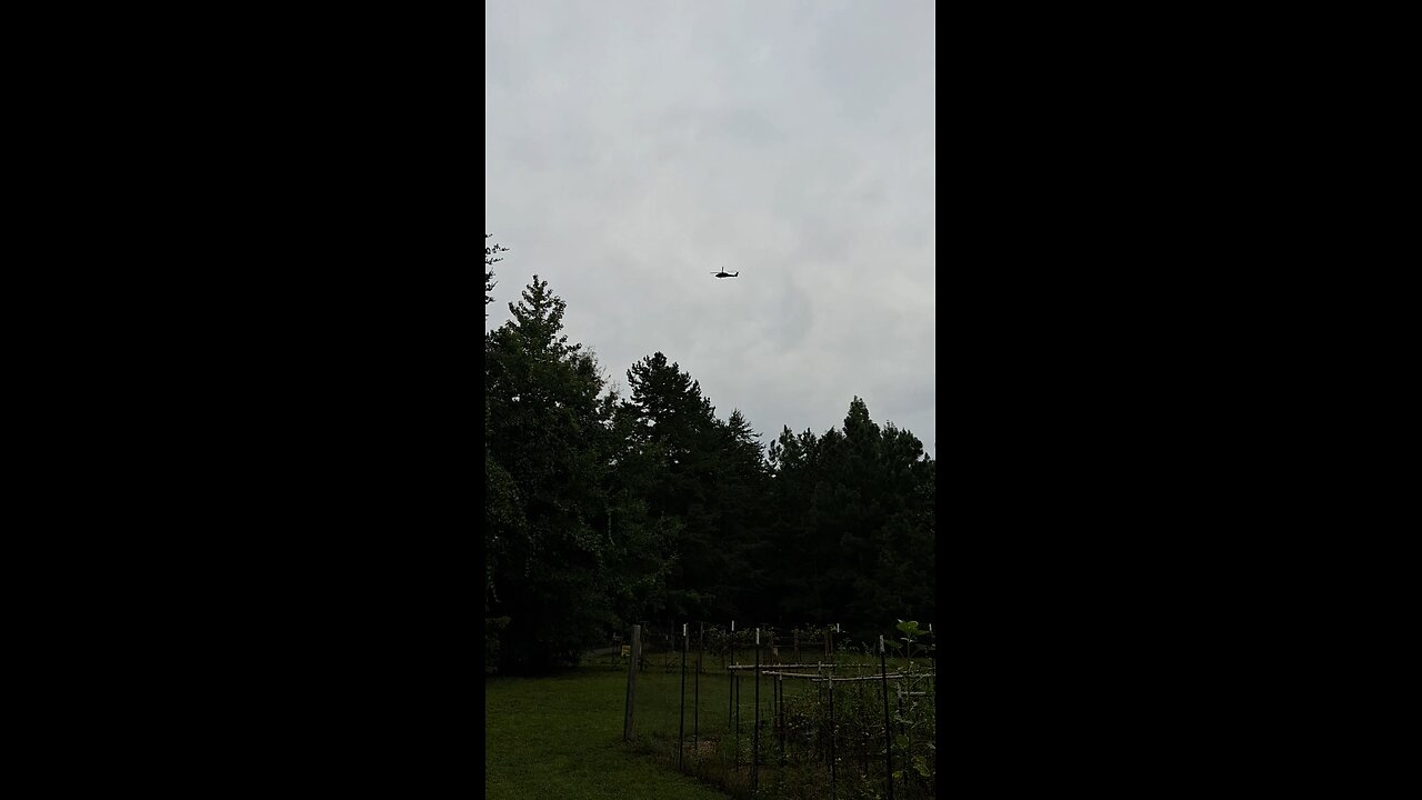 Blackhawk helicopter.
