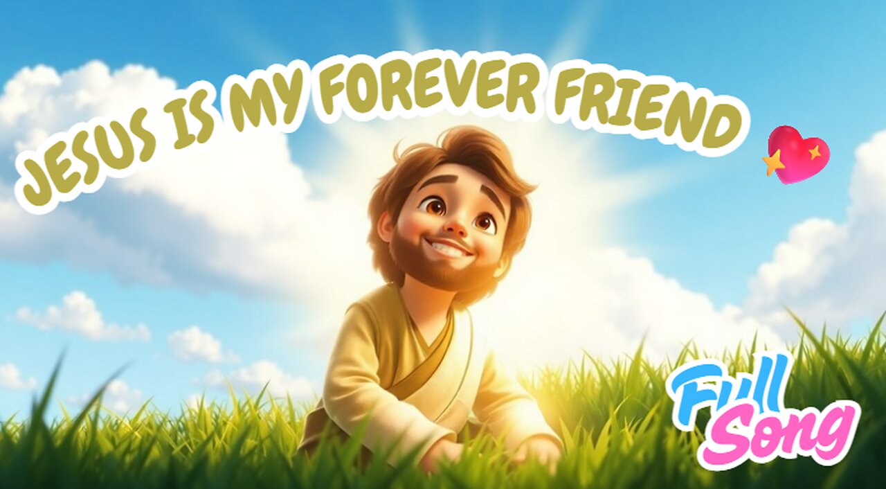 Jesus Is My Forever Friend 💖 | Joyful Gospel Song About Friendship with Jesus | Hallelujah Kids