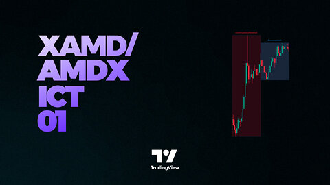 🚀XAMD/AMDX ICT 01 Indicator - SMC Quarterly Theory Cycles in #Tradingview [#TradingFinder]📉