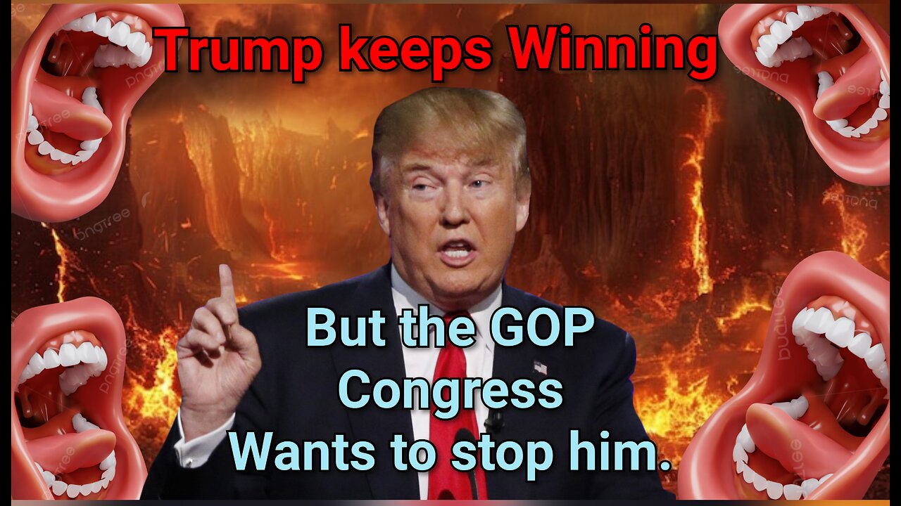 Trump is wracking up the wins, but the GOP Congress wants to stop him.
