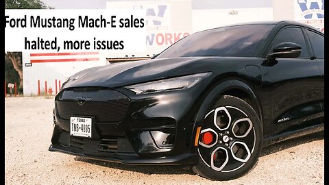 Mustang Mach E Sales halted due to lock issue