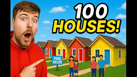 I Built 100 Houses And Gave Them Away!