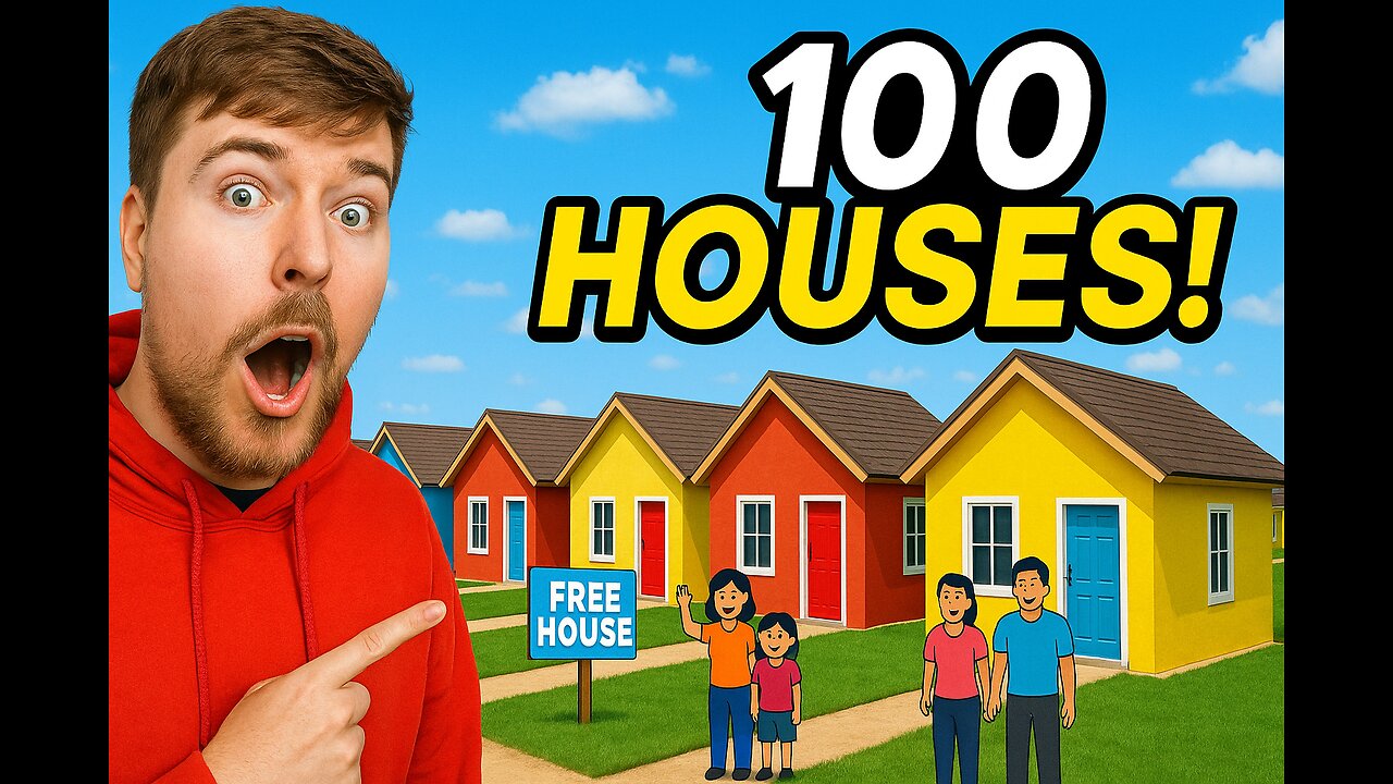 I Built 100 Houses And Gave Them Away!