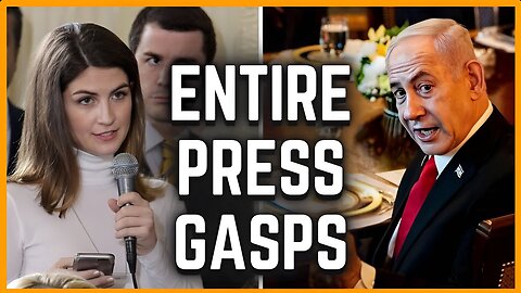 Press STUNNED By Netanyahu's Brutally Honest Response To ＂Palestinian＂ Two State Solution