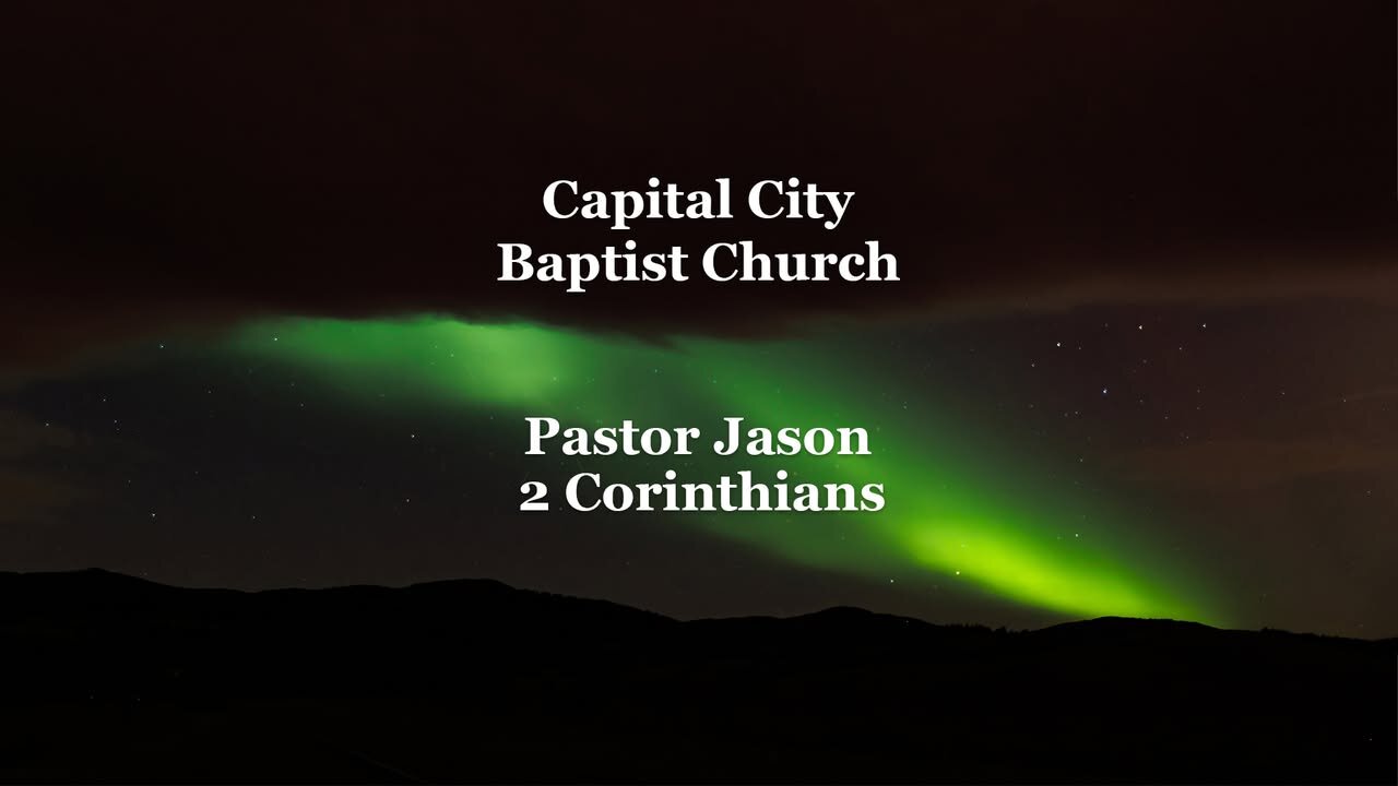 Pastor Jason, 2 Corinthians 2 -verse 15. 11-30-2525