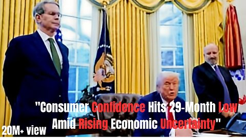 "Consumer Confidence Hits 29-Month Low Amid Rising Economic Uncertainty"