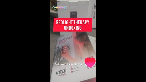 Unboxing the Vital Red Light Handheld