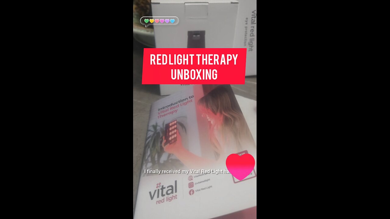 Unboxing the Vital Red Light Handheld