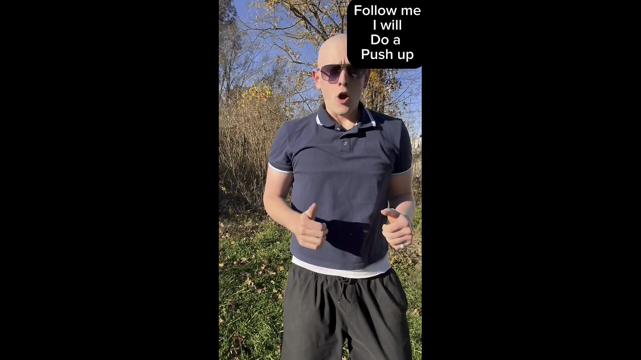 Become my follower I will do a push up.