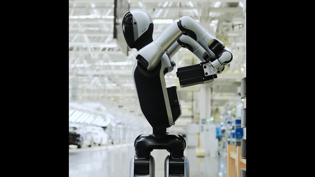 Primer robot humanoide que cambia su propia batería