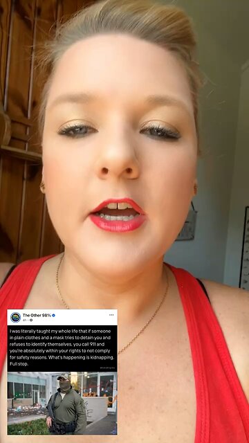 Regarding masked ICE agents.