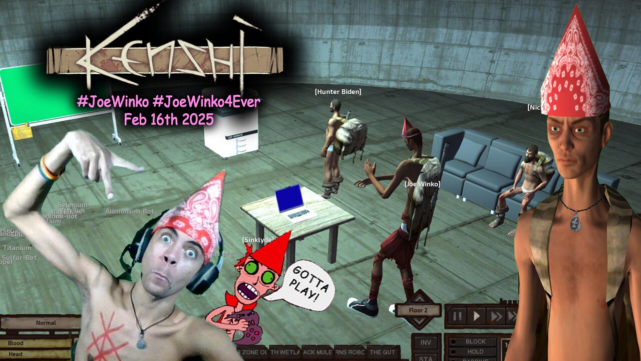 Office Mods - Kenshi Gaming Livestream (Feb 16th 2025) - Joe Winko