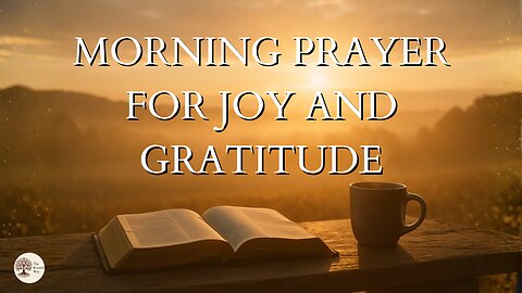 Morning Prayer for Joy and Gratitude