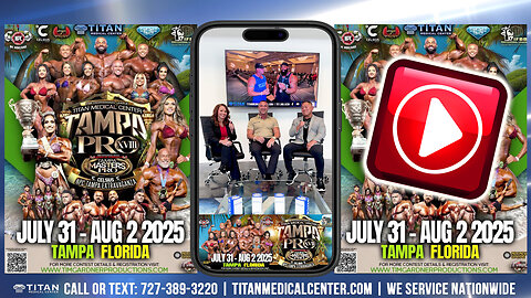 Titan Medical Tampa Pro 2025 Date Announcement with Tim & Elieen Gardner!