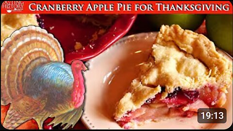 🥧 Cranberry Apple Pie & the Invention of Thanksgiving 🍽️ | Sweet Origins of an American Tradition