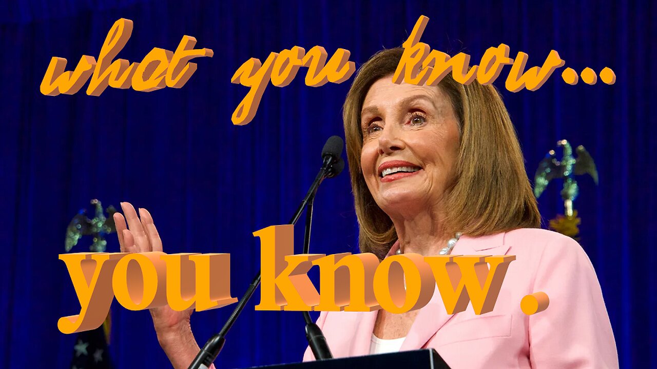 what you know... you know.