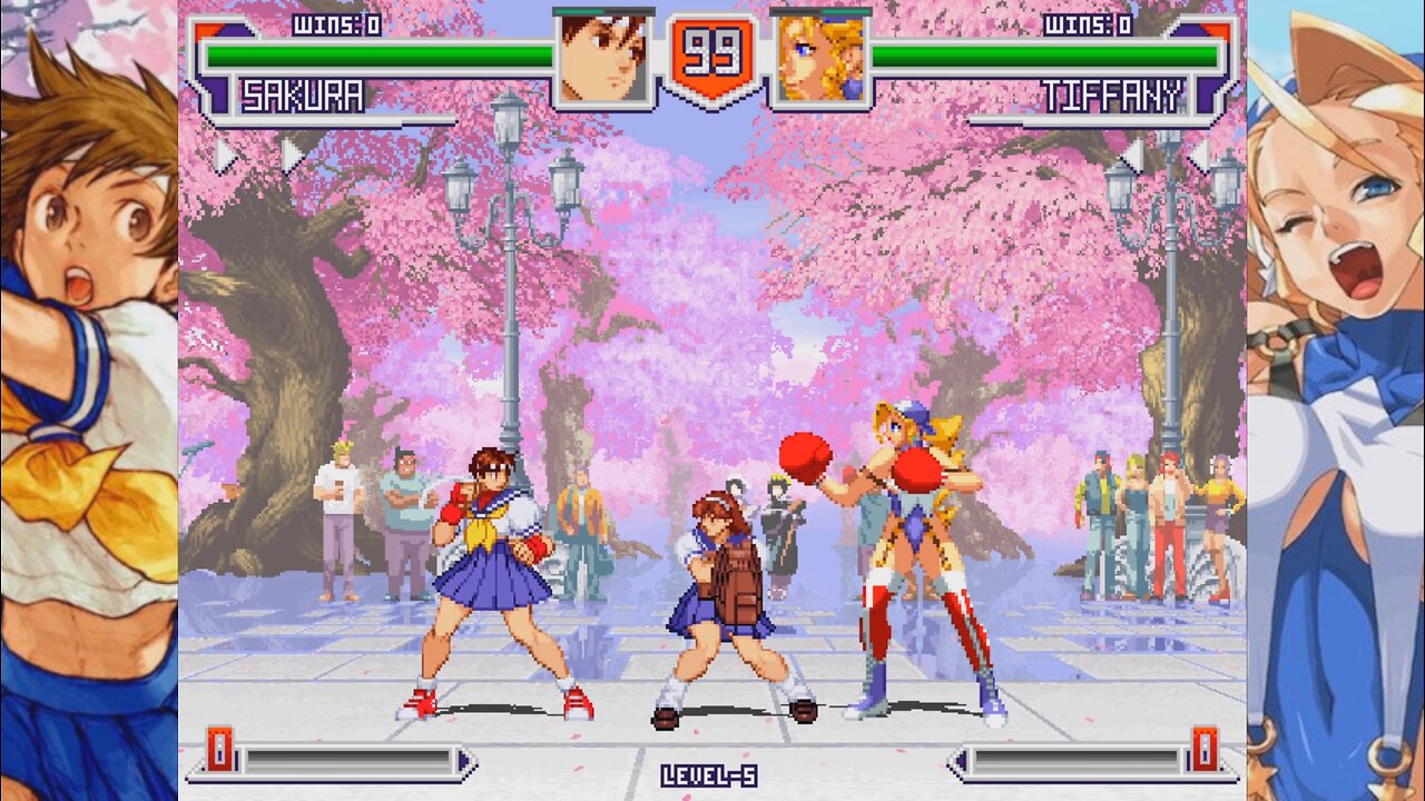 [MUGEN ~ IKEMEN GO LIFEBAR] Old Class - Sakura x Tiffany