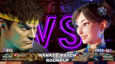 Kuya Kalbo SF6 Ranked Match Roundup. Chun Li Master Rank [Hori Fight Stick]