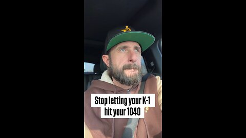 Stop Letting Your K-1 Hit Your 1040!