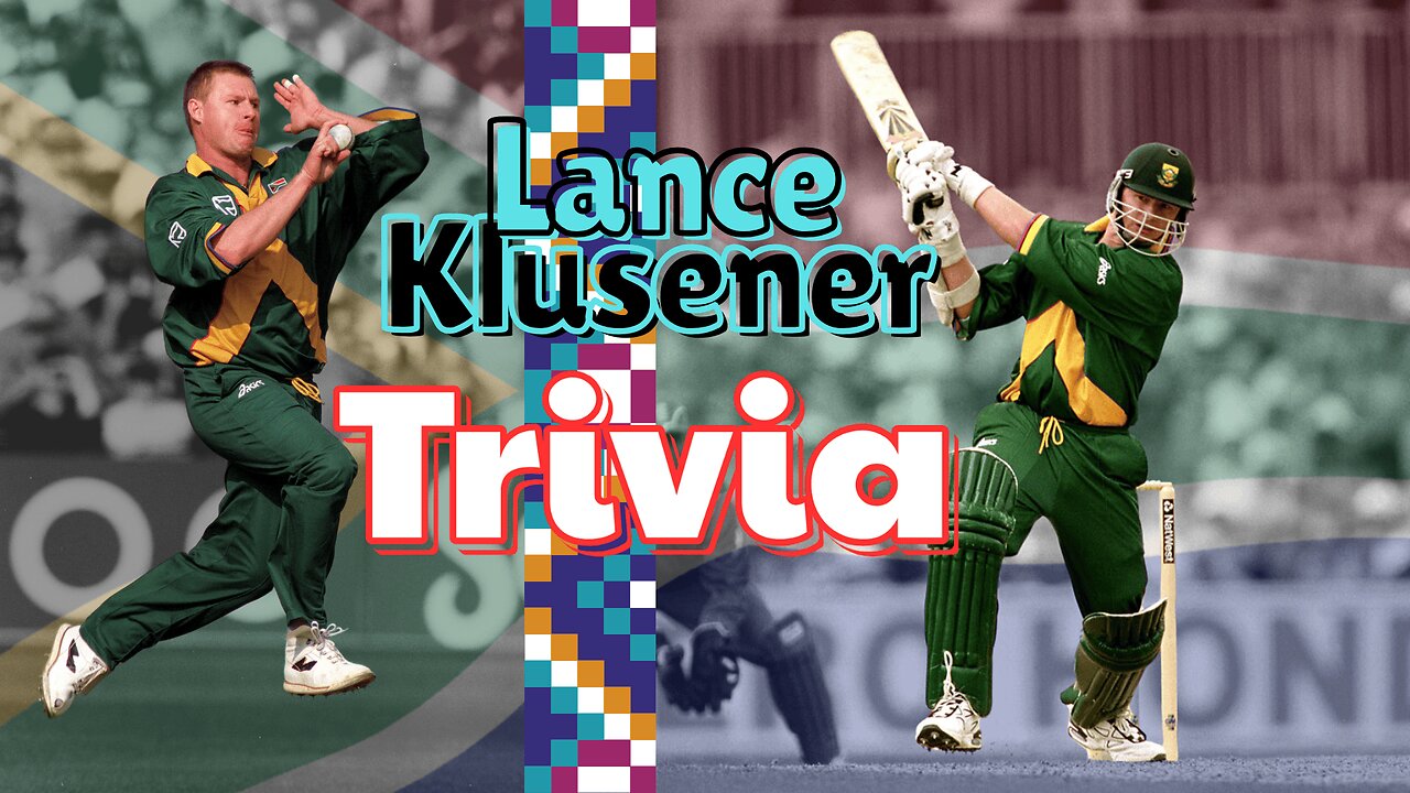 Lance Klusener: The 'Zulu' Legend | Trivia Challenge