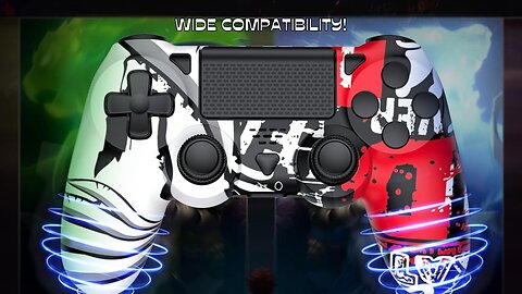 Ultimate Gamrombo Wireless Controller – Dual Vibration, PS-4/Pro/Slim/PC Compatibility! #controller