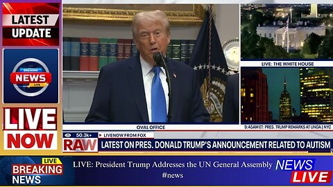 LIVE: President Trump Addresses the UN General Assembly #news